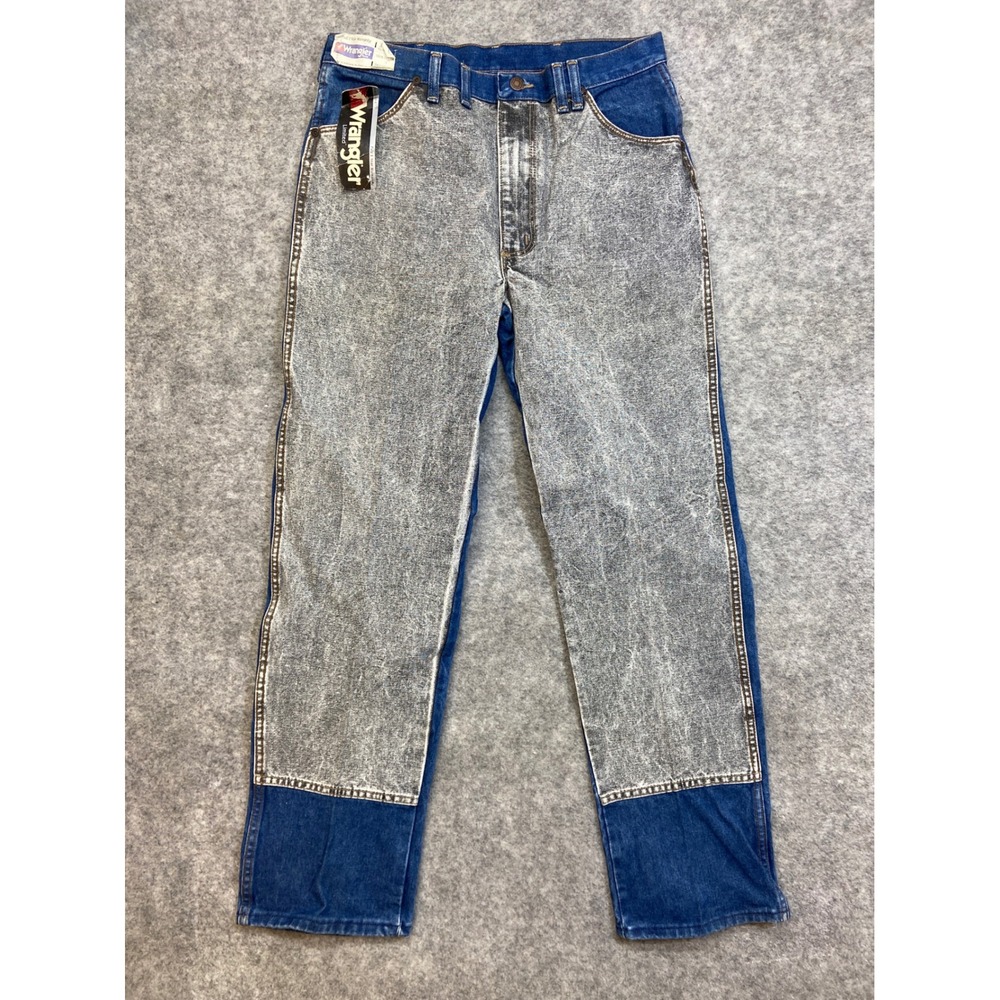 Wrangler Vintage‎ Limited Men's Jeans Acid Wash Two Tone Waist 36 L Rare NWT